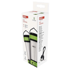 SMD LED+LED nabíjacie kempingové svietidlo 360 lm