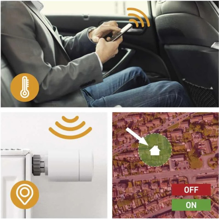 Digitálna termostatická hlavica GoSmart ZigBee Digitálna termostatická hlavica GoSmart ZigBee