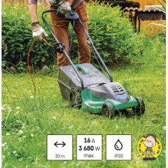 Predlžovací kábel 30 m s 1 zásuvkou, oranžový