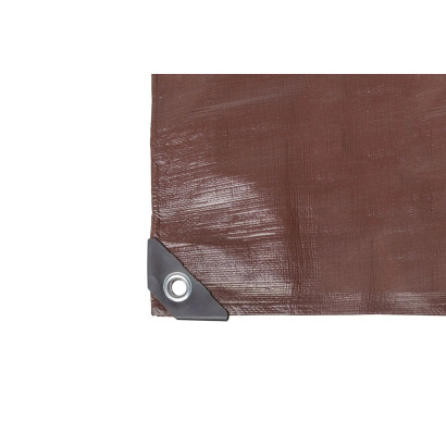 Nepremokavá plachta 200g/m2, 5x6 m, hnedá