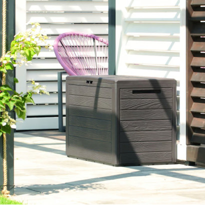 Záhradný box WOODEBOX antracit 140L
