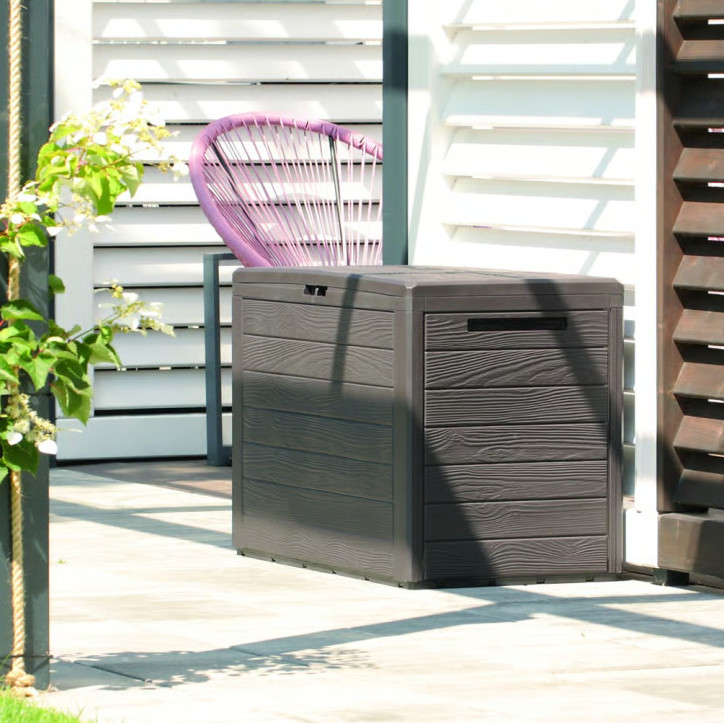 Záhradný box WOODEBOX antracit 140L