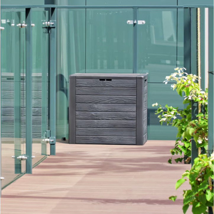 Záhradný box WOODEBOX antracit 140L