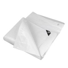 Zakrývacia plachta 210 g/m2, 4x6 m, biela