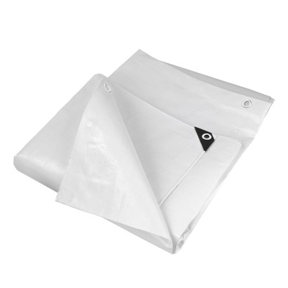 Zakrývacia plachta 210 g/m2, 4x6 m, biela