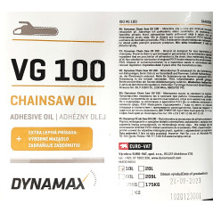 Reťazový olej CHAINSAW OIL 100 VG 100 10 litrov