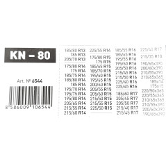 Snehové reťaze rýchloupínacie 12 mm KN80