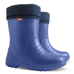 Detské zateplené gumáky DINO 0310 D modré 28/29