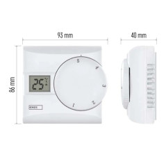 Izbový manuálny termostat drôtový P5603R
