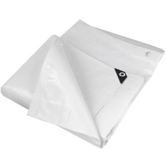 Zakrývacia plachta 210 g/m2, 2x3 m, biela