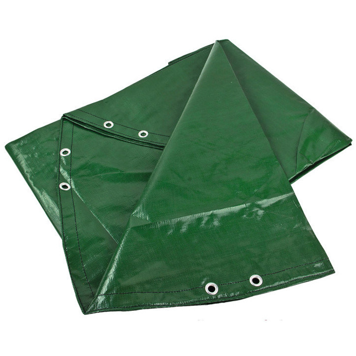 Zakrývacia plachta 210 g/m2, okrúhla 5 m, zelená, s lankom