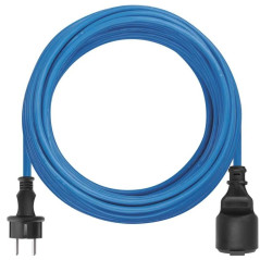 Špeciálny predlžovací kábel 1,5mm2 Weatherproof IP44, 10 m, modrý