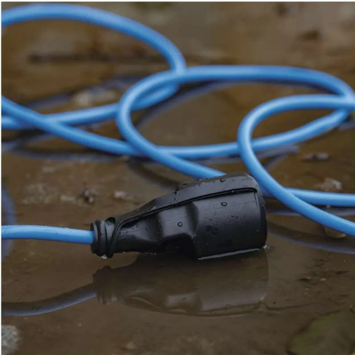 Špeciálny predlžovací kábel 1,5mm2 Weatherproof IP44, 10 m, modrý