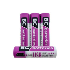 Tužkové batérie AA 1,2 V nabíjateľné, 1000 mAh, 4 ks