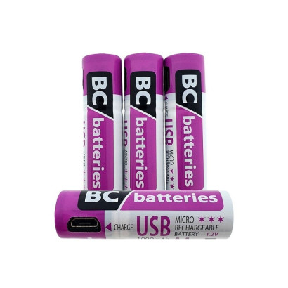 Tužkové batérie AA 1,2 V nabíjateľné, 1000 mAh, 4 ks