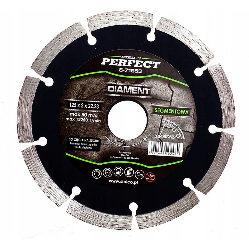 STALCO Diamantový rezný kotúč 180 mm segmentový