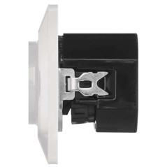 Zásuvka s USB A a USB C, biela