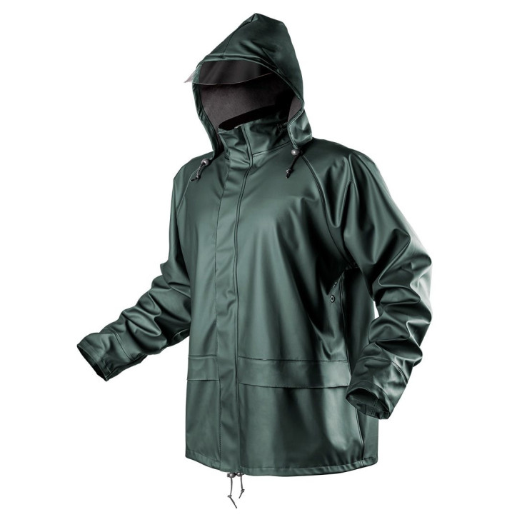 Pláštenka do dažďa PU/PVC, veľkosť XXL