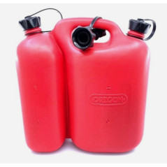 Dvojitý kanister 5+3 litre, červený