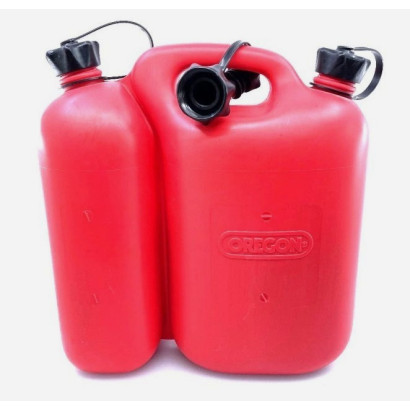 Dvojitý kanister 5+3 litre, červený