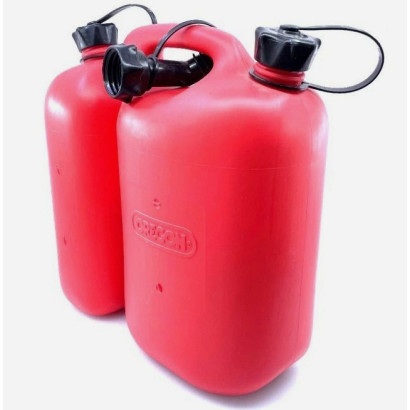 Dvojitý kanister 5+3 litre, červený