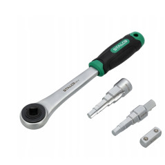 Račňa na ploché kľúče na skrutkové spoje, adaptér 1/2", 4 kusy