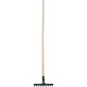 Hrable 10-zubé R105 s drevenou násadou 160 cm