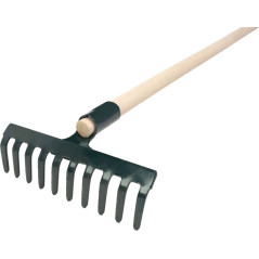 Hrable 10-zubé R105 s drevenou násadou 160 cm