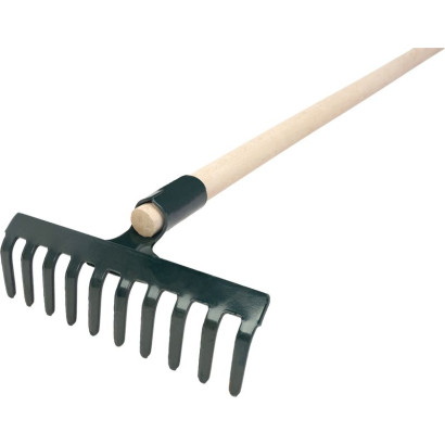 Hrable 10-zubé R105 s drevenou násadou 160 cm
