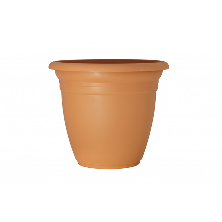 Plastový kvetináč okrúhly 18x16 cm Terme, terakota