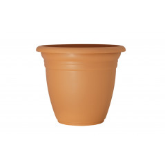 Plastový kvetináč okrúhly 21x18 cm Terme, terakota