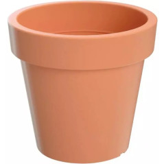 Plastový kvetináč okrúhly 29,3x27,1 cm Lofly, terakota