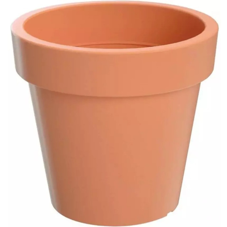 Plastový kvetináč okrúhly 29,3x27,1 cm Lofly, terakota