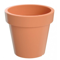 Plastový kvetináč okrúhly 34,5x31,8 cm Lofly, terakota