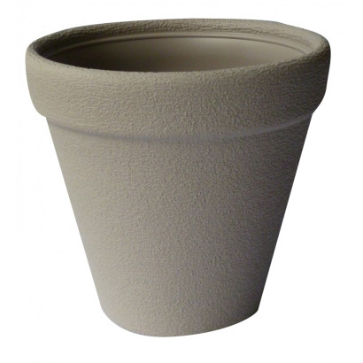 Plastový kvetináč okrúhly 30 cm Classic, mocca