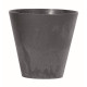 Plastový kvetináč okrúhly 40 cm Tubus Beton effect, antracit