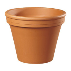 Keramický kvetináč 15 cm Klasik natur, terakota