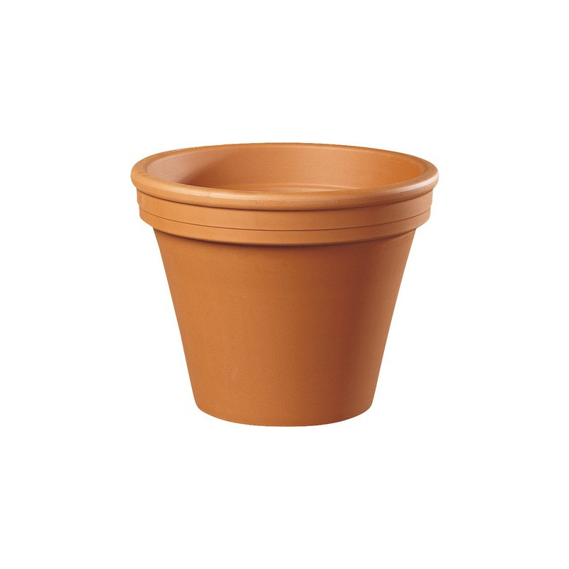 Keramický kvetináč 15 cm Klasik natur, terakota