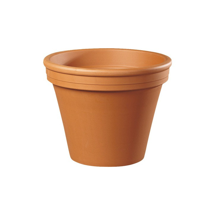 Keramický kvetináč 15 cm Klasik natur, terakota