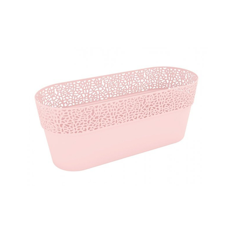 Plastový hrantík 30x11,7x12,2 cm ROSA, ružový
