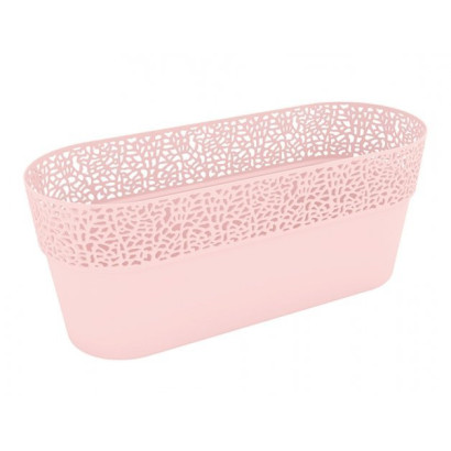 Plastový hrantík 30x11,7x12,2 cm ROSA, ružový