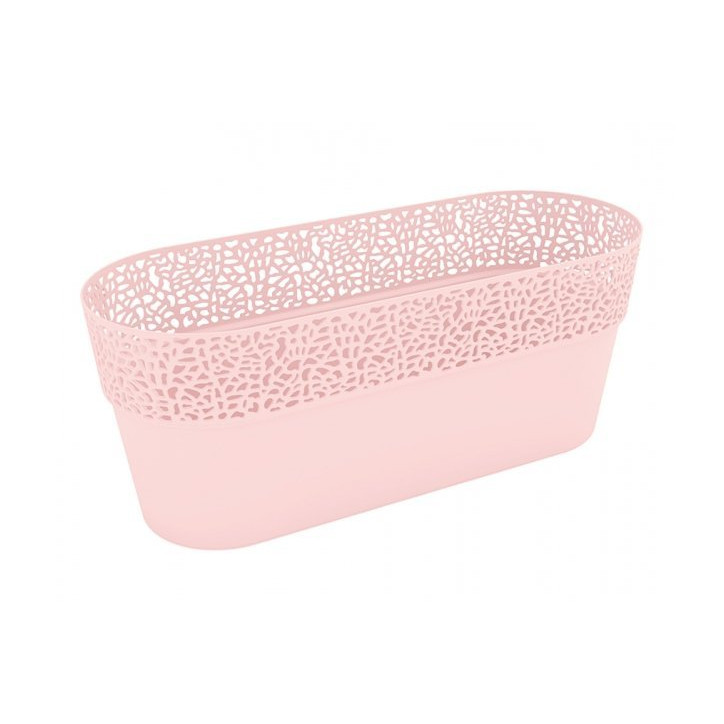 Plastový hrantík 30x11,7x12,2 cm ROSA, ružový