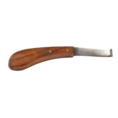 MenaVET Nôž na kopytá s drevenou rúčkou, pravý