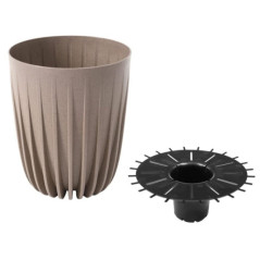 Kvetináč 14,5 cm MIRA eco coffee, latte