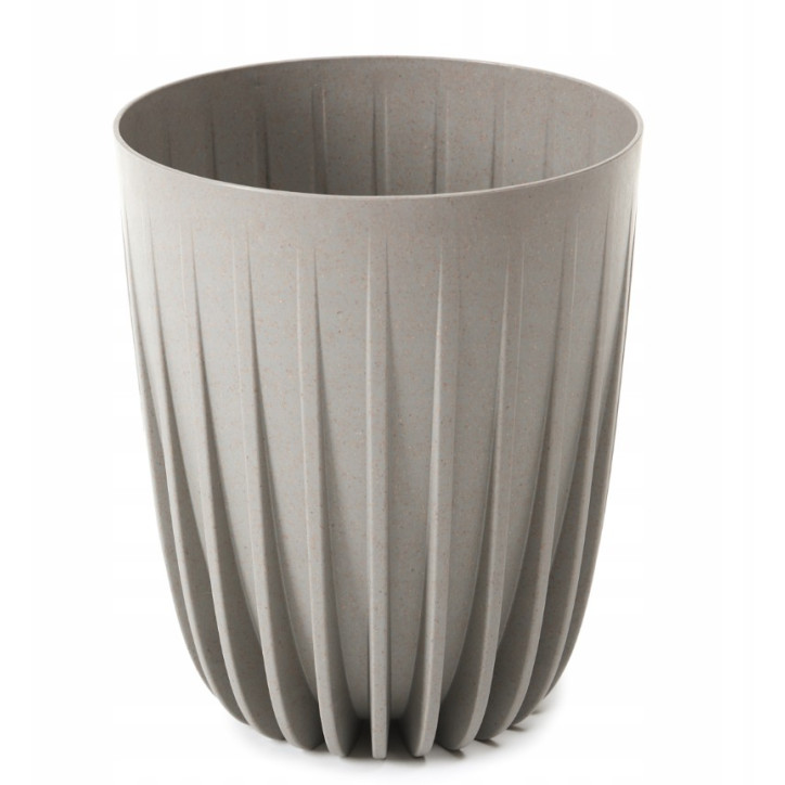 Kvetináč 14,5 cm MIRA eco wood, sivý