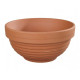 Keramický kvetináč v tvare misky 19x9 cm Flower Natur, terakota
