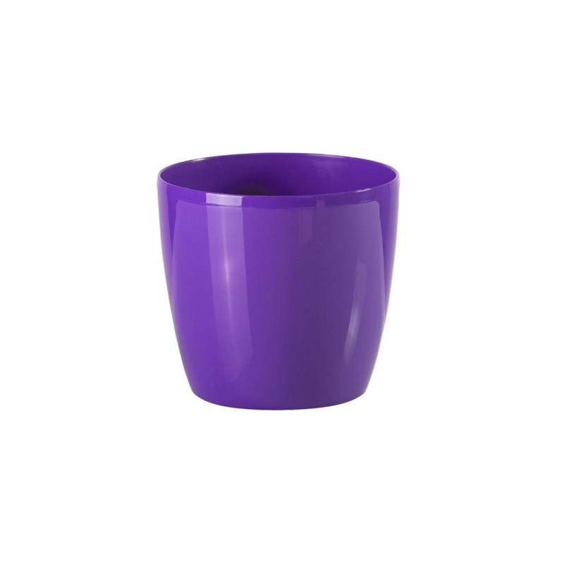 Obal na kvetináč okrúhly 10 cm Stars, fialový