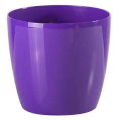 Obal na kvetináč okrúhly 17 cm Stars, fialový