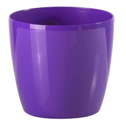 Obal na kvetináč okrúhly 17 cm Stars, fialový