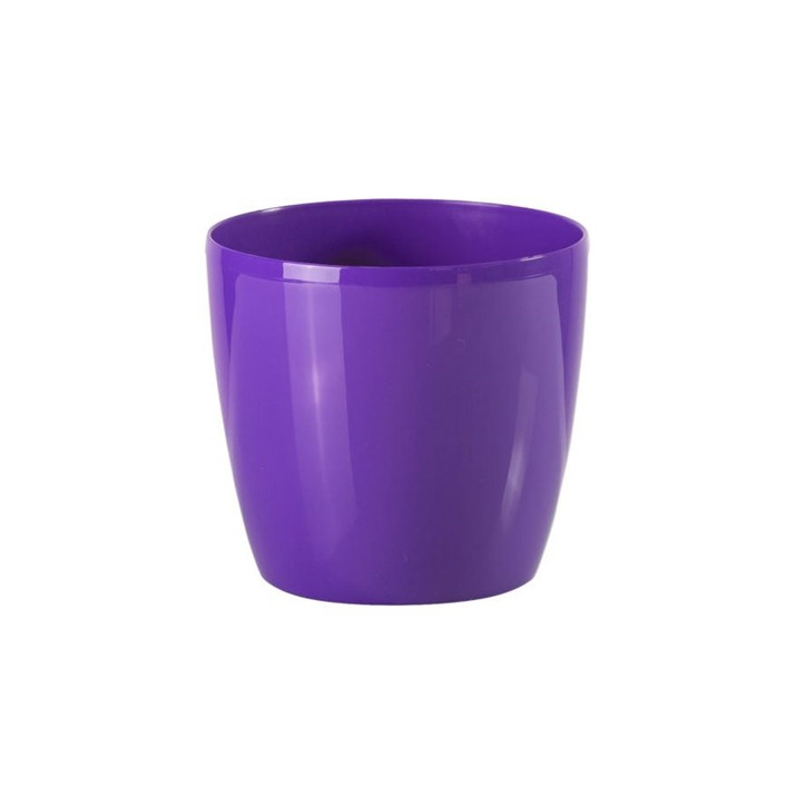 Obal na kvetináč okrúhly 17 cm Stars, fialový